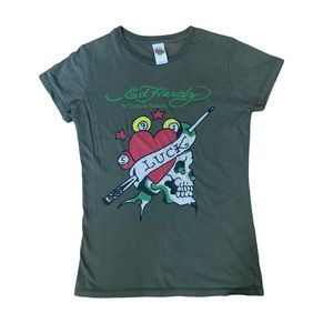 Y2K 2000s Ed Hardy T-Shirt